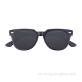 Vintage Customized Man Square Transparent Frames Acetat Sonnenbrille